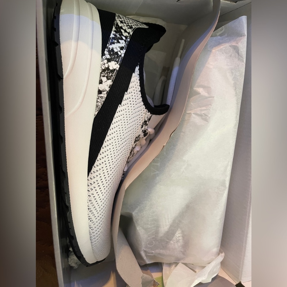 Vince Camuto Sneakers -Arielinda Black/White size 8 new with tags.